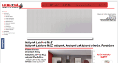 Desktop Screenshot of nabytek-leblova.cz